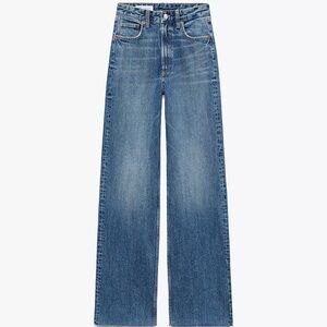 Zara High Waisted Wide Leg Jeans